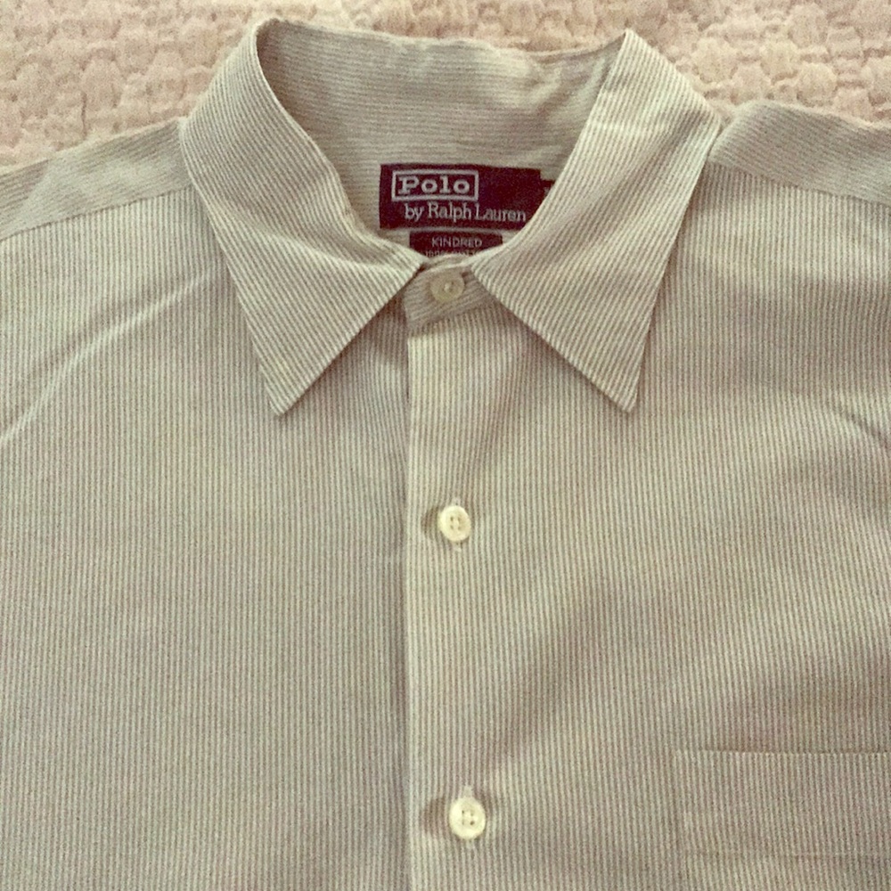 Mens Button Down Polo by Ralph Lauren Shirt sz L